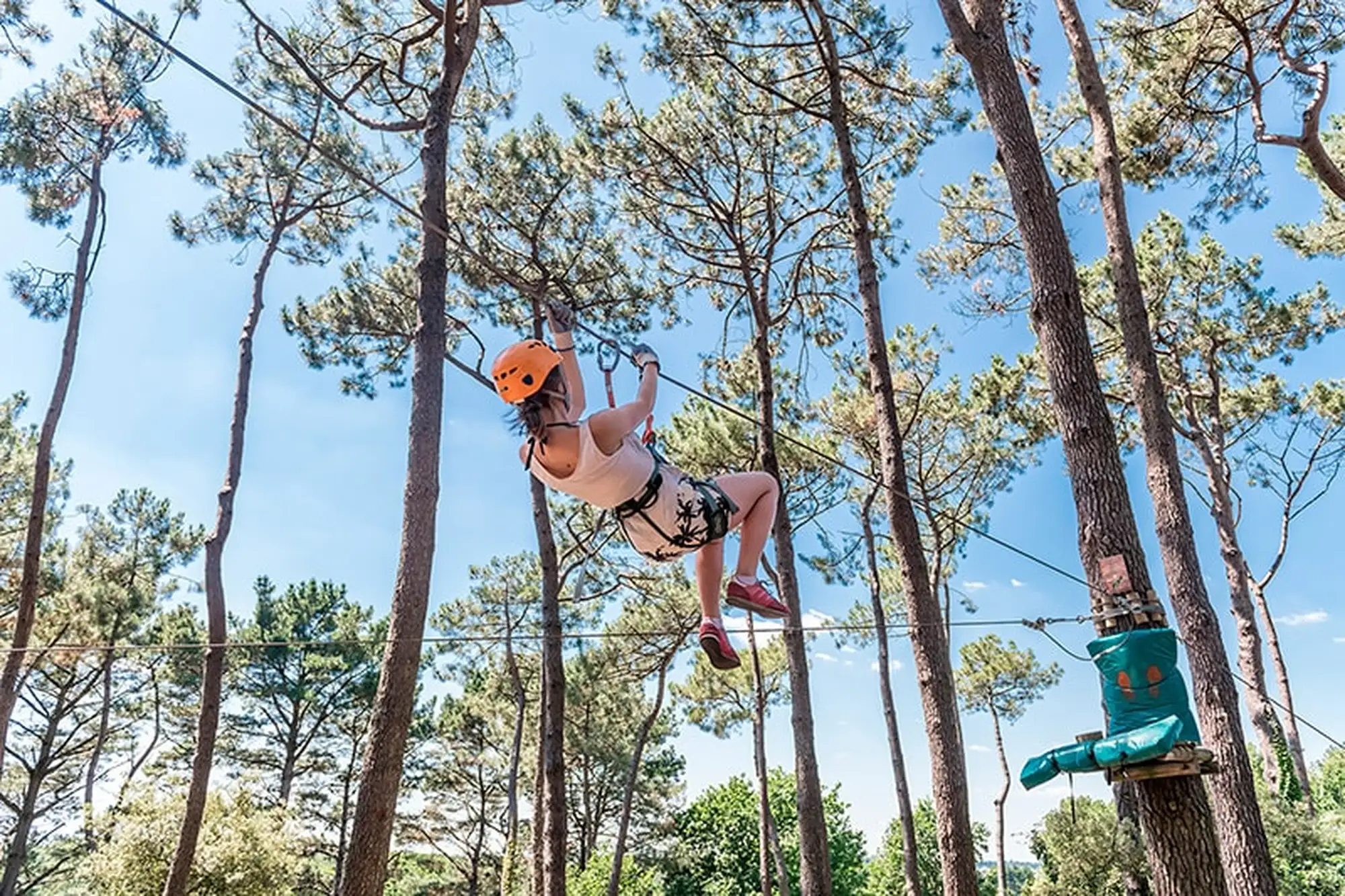 Parcours aventure : accrobranche, TrampÔforest et tyrolienne